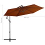 Cantilever umbrella with aluminum pole terracotta 300 cm by vidaXL, Umbrellas - Ref: Foro24-313755, Price: 116,22 €, Discount: %