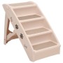 Folding ladder for dogs cream 62x40x49.5 cm by vidaXL, Pet Steps and Ramps - Ref: Foro24-170984, Price: 55,36 €, Discount: %