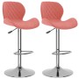 Kitchen stools 2 units pink velvet by , Kitchen stools - Ref: Foro24-334916, Price: 140,99 €, Discount: %