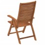 Reclining garden chairs 4 units solid acacia wood 56x72x107cm by , Garden chairs - Ref: Foro24-3214477, Price: 282,99 €, Disc...