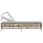 Sun loungers with cushions 2 units synthetic rattan beige by , Loungers - Ref: Foro24-3261599, Price: 273,47 €, Discount: %