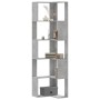 Corner shelf 5 levels gray wood concrete 50x50x179 cm by , Bookcases and shelves - Ref: Foro24-852585, Price: 85,97 €, Discou...