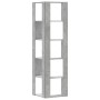 Corner shelf 5 levels gray wood concrete 50x50x179 cm by , Bookcases and shelves - Ref: Foro24-852585, Price: 85,97 €, Discou...