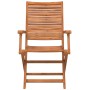 Folding garden chairs with armrests, 2 units, solid acacia wood. by , Garden chairs - Ref: Foro24-367698, Price: 133,14 €, Di...