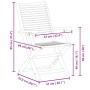 Folding garden chairs with armrests, 2 units, solid acacia wood. by , Garden chairs - Ref: Foro24-367698, Price: 133,14 €, Di...