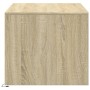 Center table with LED lights made of Sonoma oak engineered wood by , Coffee table - Ref: Foro24-851986, Price: 102,17 €, Disc...