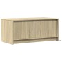 Mesa de centro con luces LED madera de ingeniería roble Sonoma de , Mesas de centro - Ref: Foro24-851986, Precio: 101,99 €, D...