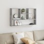 Engineered wood gray concrete wall shelf 99x15x60 cm by , Shelves and shelves - Ref: Foro24-853239, Price: 35,67 €, Discount: %