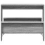 Mesa y bancos de comedor 3 piezas madera ingeniería gris Sonoma de , muebles para cocinas y comedores - Ref: Foro24-855536, P...