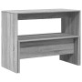 Dining table and benches 3 pieces engineered wood Sonoma gray by , Furniture sets for kitchens and dining rooms - Ref: Foro24...