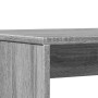 Dining table and benches 3 pieces engineered wood Sonoma gray by , Furniture sets for kitchens and dining rooms - Ref: Foro24...