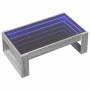 Mesa de centro con Infinity LED gris Sonoma 90x53x30 cm de , Mesas de centro - Ref: Foro24-847642, Precio: 115,99 €, Descuent...