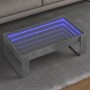 Mesa de centro con Infinity LED gris hormigón 90x53x30 cm de , Mesas de centro - Ref: Foro24-847640, Precio: 111,95 €, Descue...