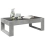 Coffee table with Infinity LED concrete gray 90x53x30 cm by , Coffee table - Ref: Foro24-847640, Price: 112,08 €, Discount: %