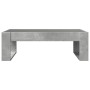 Coffee table with Infinity LED concrete gray 90x53x30 cm by , Coffee table - Ref: Foro24-847640, Price: 112,08 €, Discount: %