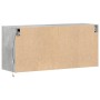 Mueble de TV de pared con luces LED gris hormigón 100x31x45 cm de , Muebles TV - Ref: Foro24-852295, Precio: 88,66 €, Descuen...