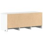 TV stand with LED lights, engineered wood, white, 97x34x40 cm by , TV Furniture - Ref: Foro24-852236, Price: 87,19 €, Discoun...