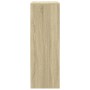 Aparador con LED madera de ingeniería roble Sonoma 77x34x100 cm de , Aparadores - Ref: Foro24-852147, Precio: 92,59 €, Descue...