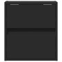 Wall-mounted TV cabinets with LED lights 2 units black 41x31x45 cm by , TV Furniture - Ref: Foro24-852274, Price: 106,83 €, D...