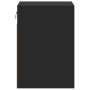 Wall-mounted TV cabinets with LED lights 2 units black 41x31x45 cm by , TV Furniture - Ref: Foro24-852274, Price: 106,83 €, D...