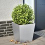 Galvanized steel planter 40x40x40 cm by , Pots and planters - Ref: Foro24-851062, Price: 49,99 €, Discount: %