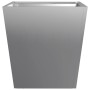 Galvanized steel planter 40x40x40 cm by , Pots and planters - Ref: Foro24-851062, Price: 49,99 €, Discount: %