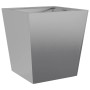 Galvanized steel planter 40x40x40 cm by , Pots and planters - Ref: Foro24-851062, Price: 49,99 €, Discount: %