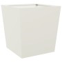 2 white steel planters 50x50x50 cm by , Pots and planters - Ref: Foro24-851069, Price: 96,99 €, Discount: %