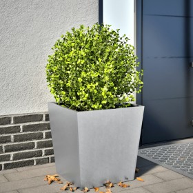 Galvanized steel planter 50x50x50 cm by , Pots and planters - Ref: Foro24-851076, Price: 54,99 €, Discount: %