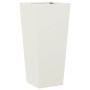 2 white steel planters 35x35x75 cm by , Pots and planters - Ref: Foro24-851083, Price: 108,48 €, Discount: %