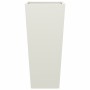 2 white steel planters 35x35x75 cm by , Pots and planters - Ref: Foro24-851083, Price: 108,48 €, Discount: %