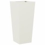 2 white steel planters 35x35x75 cm by , Pots and planters - Ref: Foro24-851083, Price: 108,48 €, Discount: %