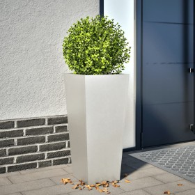 Stainless steel planter 35x35x75 cm by , Pots and planters - Ref: Foro24-851088, Price: 96,93 €, Discount: %