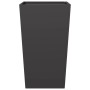 2 black steel planters 45x45x75 cm by , Pots and planters - Ref: Foro24-851095, Price: 140,48 €, Discount: %