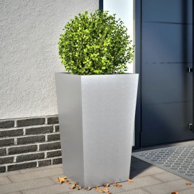 Stainless steel planter 45x45x75 cm by , Pots and planters - Ref: Foro24-851104, Price: 64,99 €, Discount: %