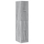 Medicine cabinet made of gray Sonoma wood engineering, measuring 30x41x144.5 cm. by , Lockers and storage cabinets - Ref: For...