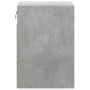 Wall-mounted bedside tables with LED lights 2 units concrete gray by , Nightstands - Ref: Foro24-3307968, Price: 102,61 €, Di...