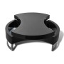 Modern and adjustable black glossy coffee table by vidaXL, Coffee table - Ref: Foro24-240425, Price: 276,99 €, Discount: %