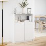 LED sideboard in white engineered wood 77x34x100 cm by , Sideboards - Ref: Foro24-852145, Price: 95,49 €, Discount: %