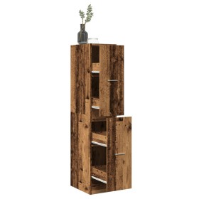 Aged engineered wood medicine cabinet 30x41x144.5 cm by , Lockers and storage cabinets - Ref: Foro24-855176, Price: 89,47 €, ...