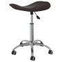 Brown synthetic leather beauty salon stool by , Hairdressing chairs - Ref: Foro24-323686, Price: 51,85 €, Discount: %