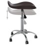 Brown synthetic leather beauty salon stool by , Hairdressing chairs - Ref: Foro24-323686, Price: 51,85 €, Discount: %