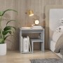 Bedside table made of gray Sonoma plywood, 40x30x40 cm by , Nightstands - Ref: Foro24-815179, Price: 28,81 €, Discount: %