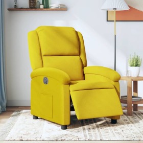 Electric yellow velvet recliner by , Armchairs - Ref: Foro24-3204285, Price: 245,87 €, Discount: %