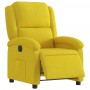 Sillón reclinable eléctrico de terciopelo amarillo de , Sillones - Ref: Foro24-3204285, Precio: 246,21 €, Descuento: %