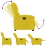 Sillón reclinable eléctrico de terciopelo amarillo de , Sillones - Ref: Foro24-3204285, Precio: 246,21 €, Descuento: %