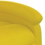 Sillón reclinable eléctrico de terciopelo amarillo de , Sillones - Ref: Foro24-3204285, Precio: 246,21 €, Descuento: %