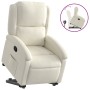 Sillón reclinable elevable terciopelo crema de , Sillones - Ref: Foro24-3204309, Precio: 286,75 €, Descuento: %