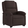 Sillón reclinable elevable tela marrón oscuro de , Sillones - Ref: Foro24-3204169, Precio: 268,87 €, Descuento: %