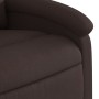 Sillón reclinable elevable tela marrón oscuro de , Sillones - Ref: Foro24-3204169, Precio: 268,87 €, Descuento: %